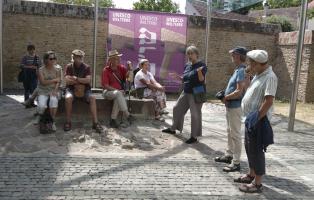 Platz vor der Synagoge in Speyer