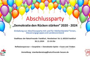 Abschlussparty der Stärkenberatung Hessen